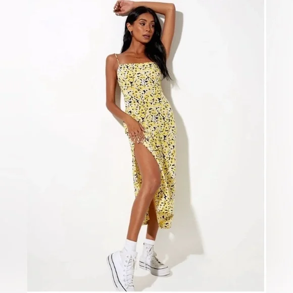 MOTEL ROCKS Nosita dress (sunflower print) - Picture 4 of 4